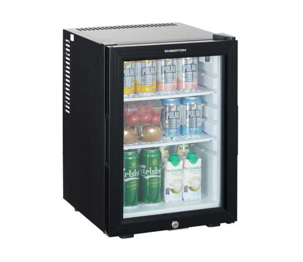 Redditch 40L Minibar Tyst Termoelektrisk (Glas Dörr)