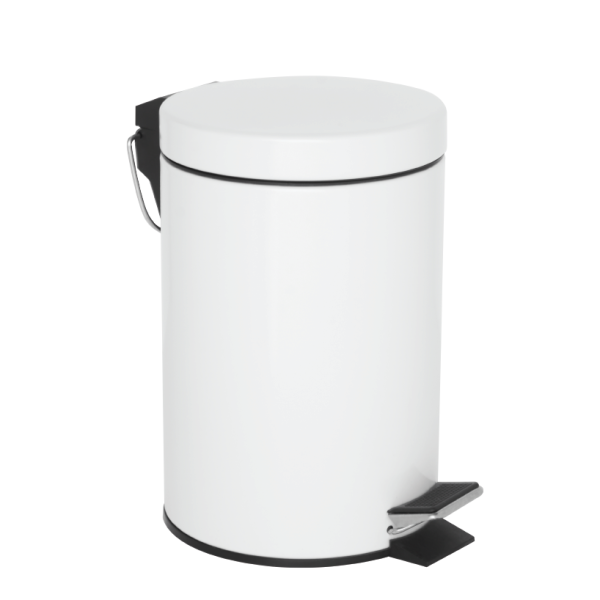 Pedal Bin 3 L White