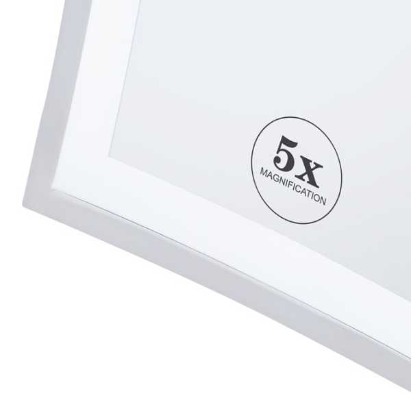 Wall-mounted Mirror with LED Square