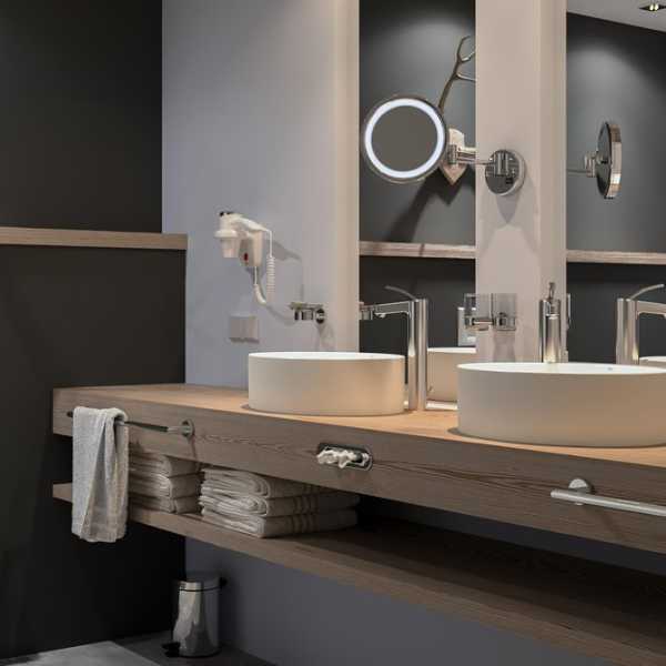 Wall-mounted Mirror with LED