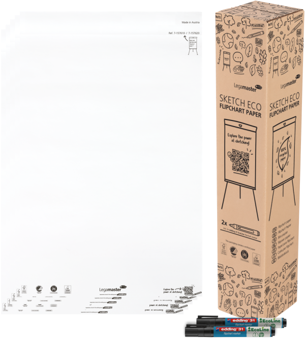 SKETCH ECO Plain Paper for flipcharts