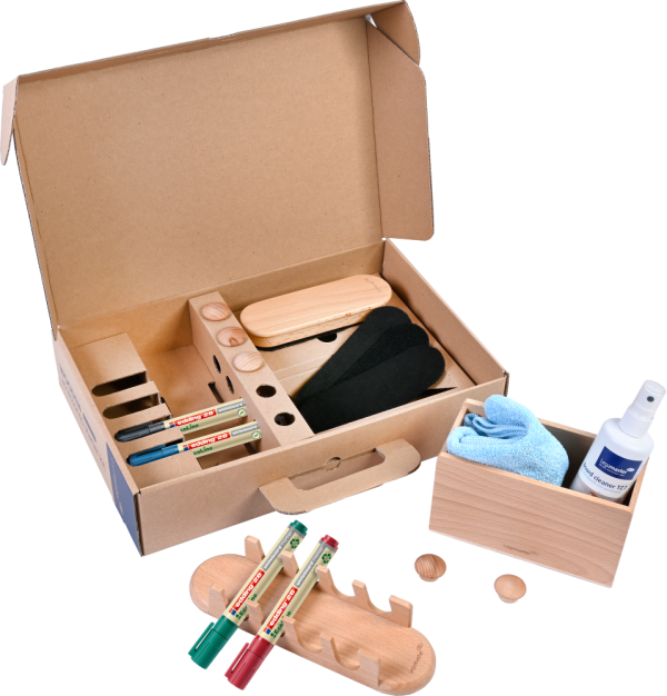 Wooden Whiteboard Starter Kit