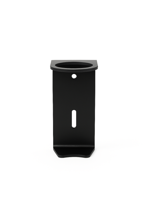 Singelhållare - Svart plast